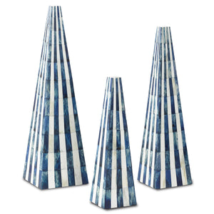 Ossian Blue Obelisk Set