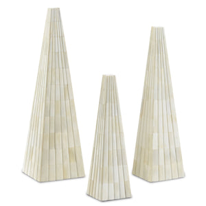 Ossian White Obelisk Set