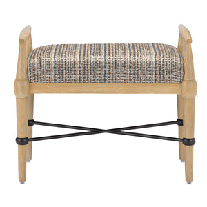 Perrin Tweed Natural  Ottoman
