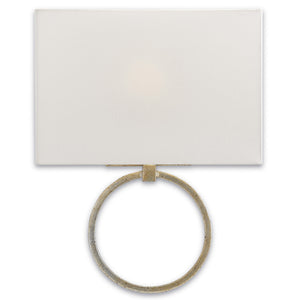 Porthole Silver Wall Sconce