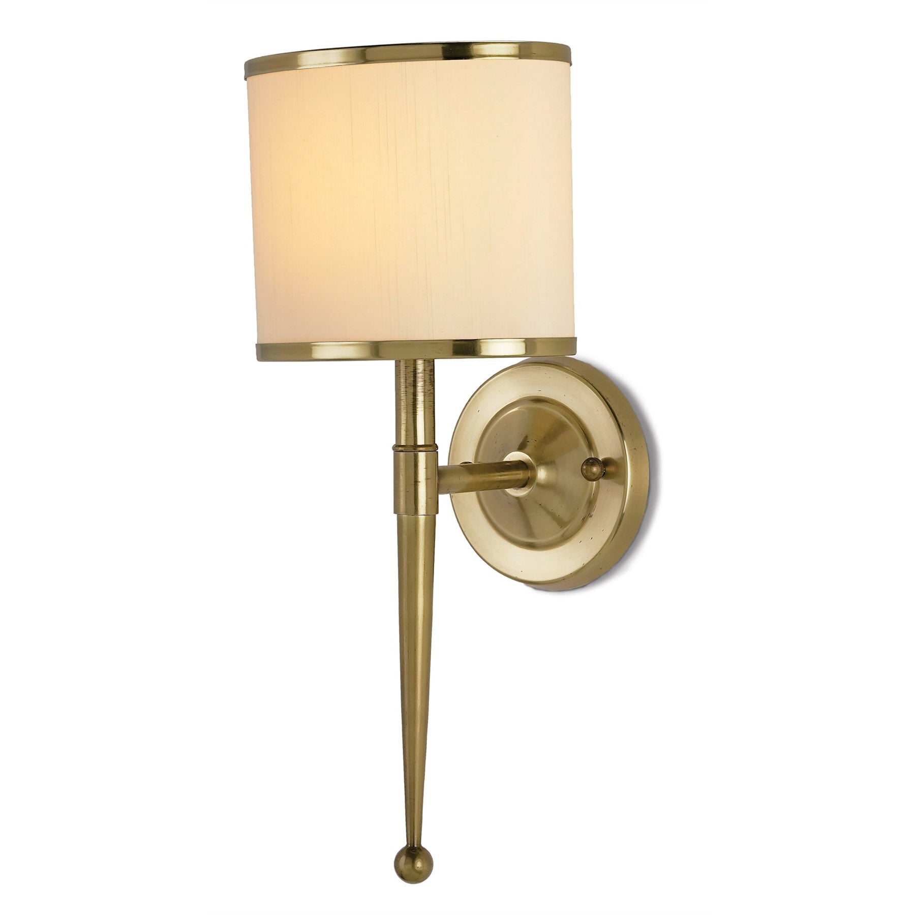 Primo Cream Brass Wall Sconce