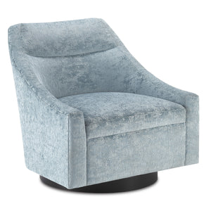Pryce Cerulean Swivel Chair