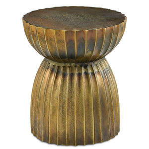 Rasi Antique Brass Table/Stool