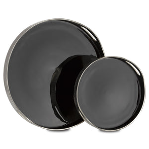 Riya Black Tray Set of 2