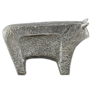 Sampson Silver Large Bull