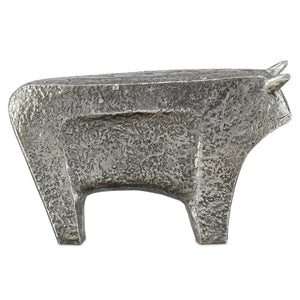 Sampson Silver Large Bull