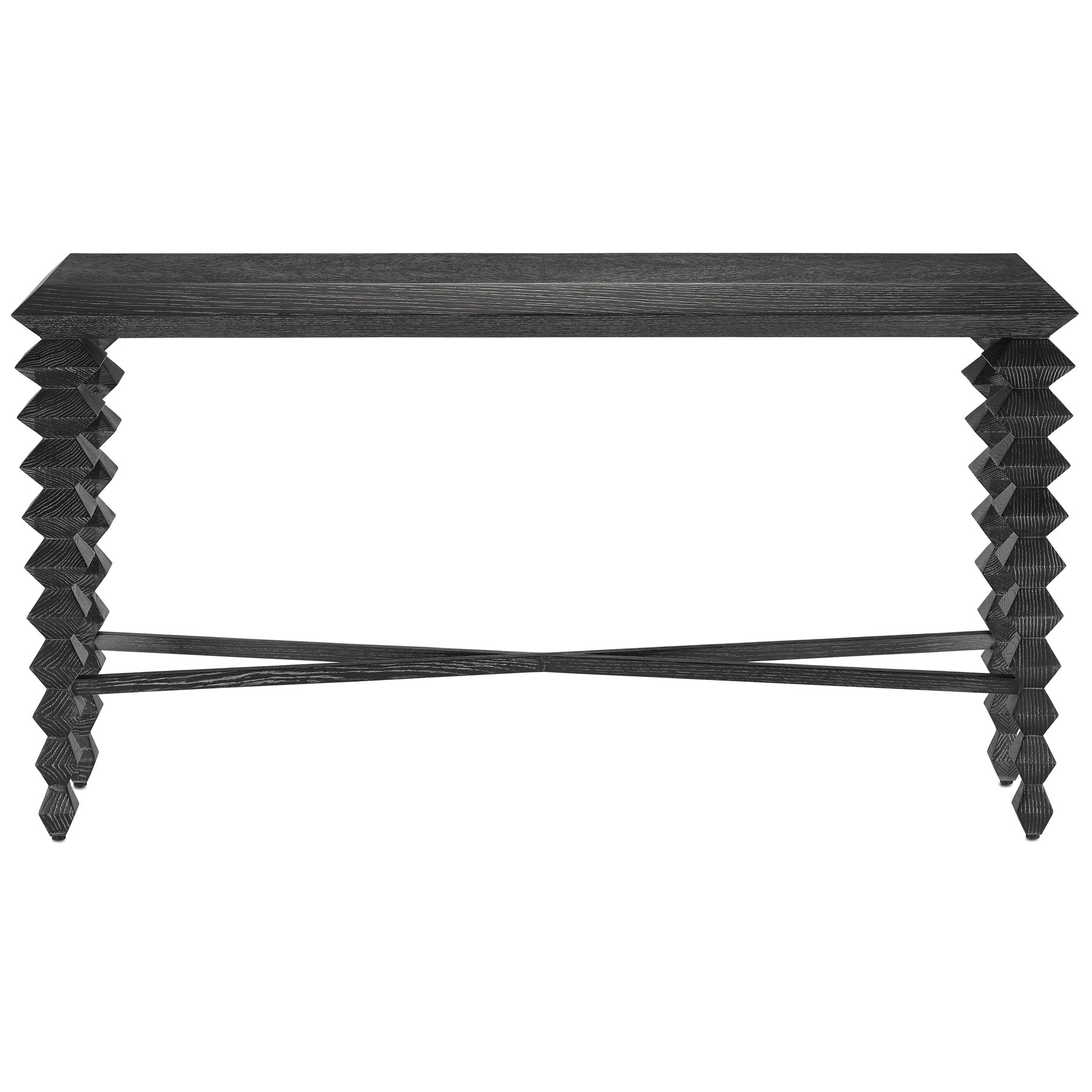 Saranya Black Console Table