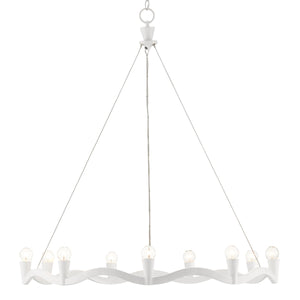 Serpentina White Chandelier