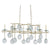 Sethos Silver Rectangular Chandelier