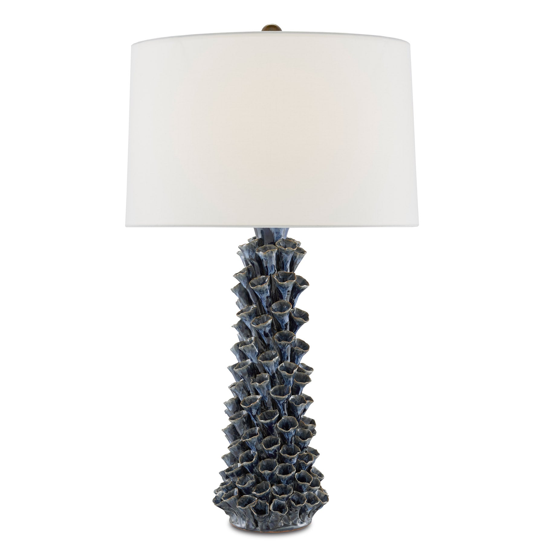 Sunken Blue Table Lamp