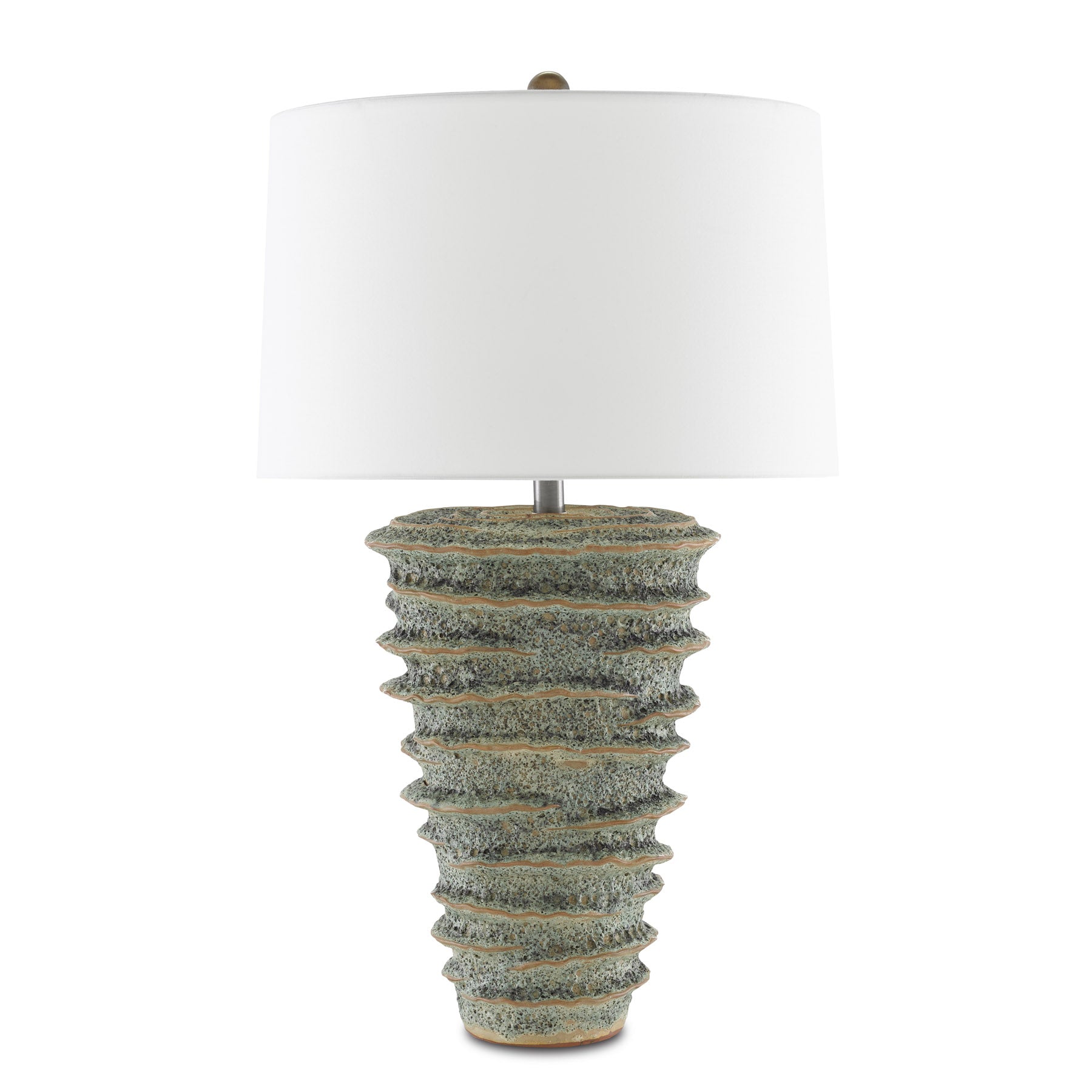 Sunken Green Table Lamp