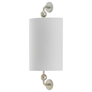 Tavey Silver Wall Sconce