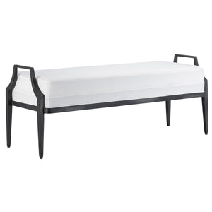 Torrey Muslin Black Bench