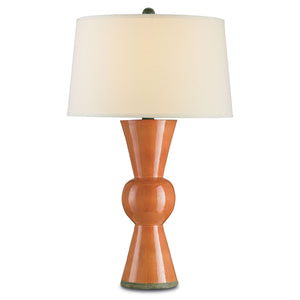 Upbeat Orange Table Lamp