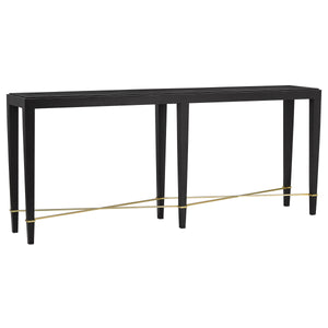 Verona Black Console Table