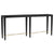 Verona Black Console Table