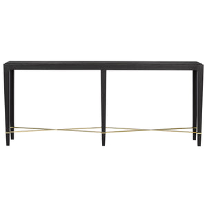 Verona Black Console Table
