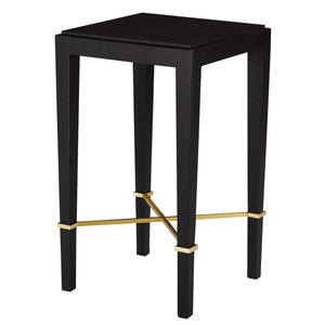 Verona Black Drinks Table