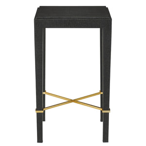 Verona Black Drinks Table