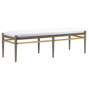 Visby Muslin Pepper Bench