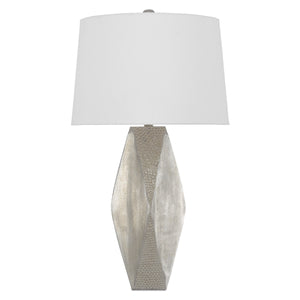 Zabrine Nickel Table Lamp