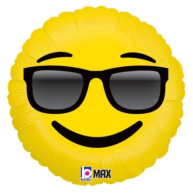 Sunglass Emoticon foil balloon