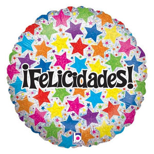 Felicidades foil balloon