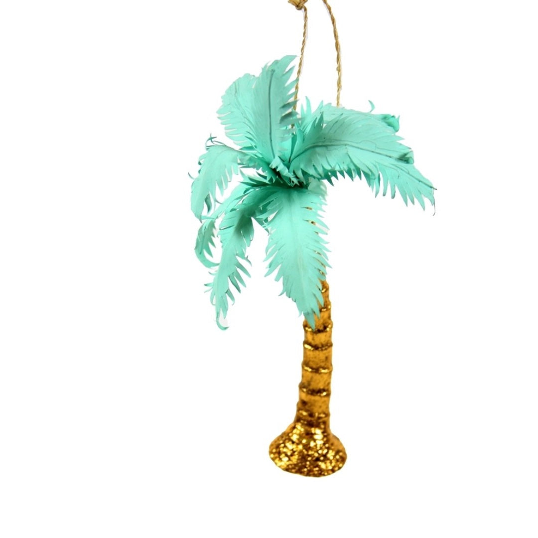 Gilded Palm Tree Ornament