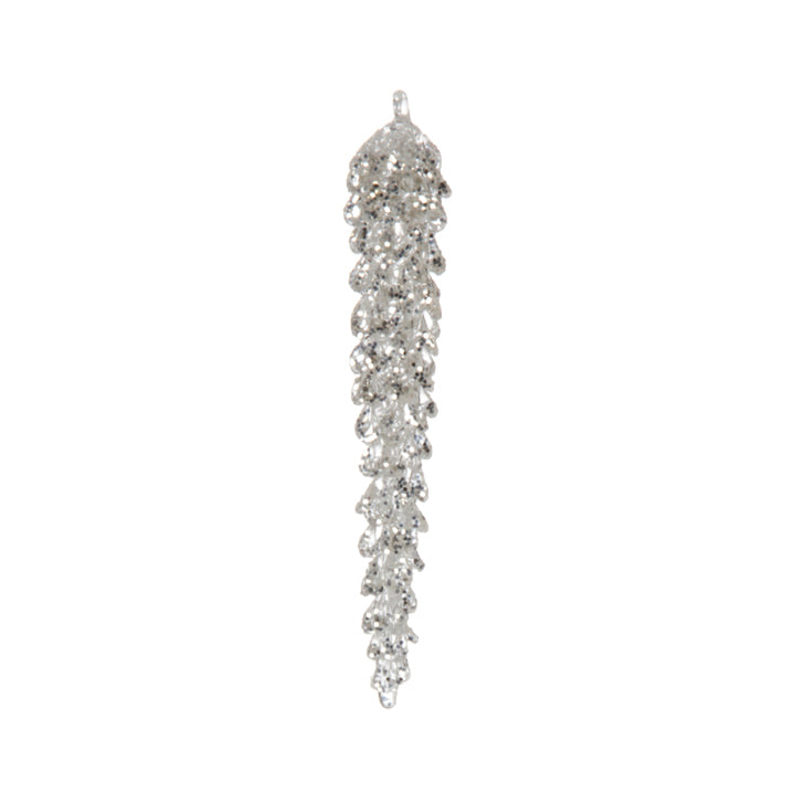 Ice drop glitter ornament