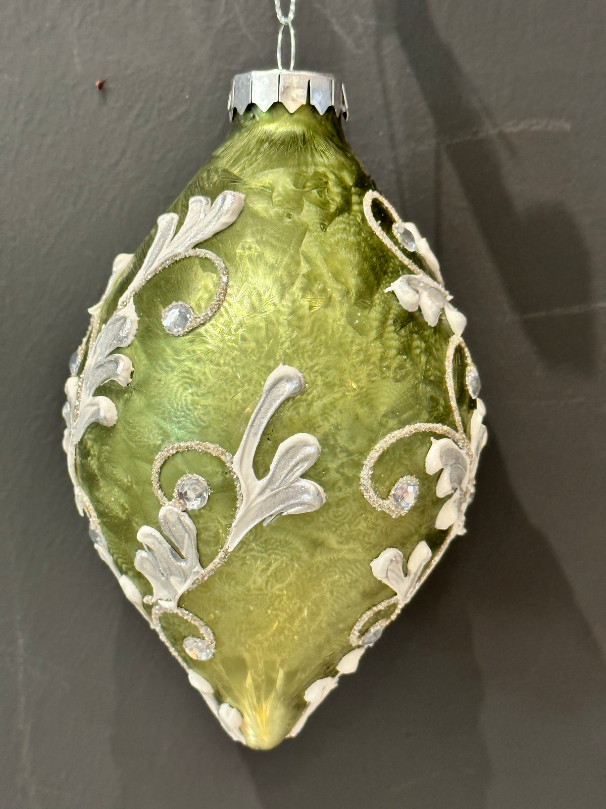 Assorted Glass Leaf Ornament