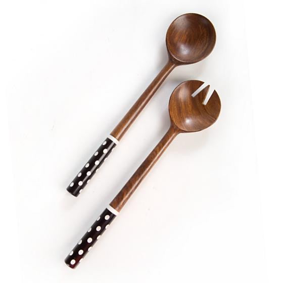 Dotty Salad Serving Set