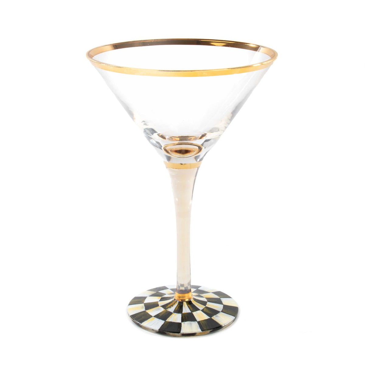 Courtly Check Martini Glass