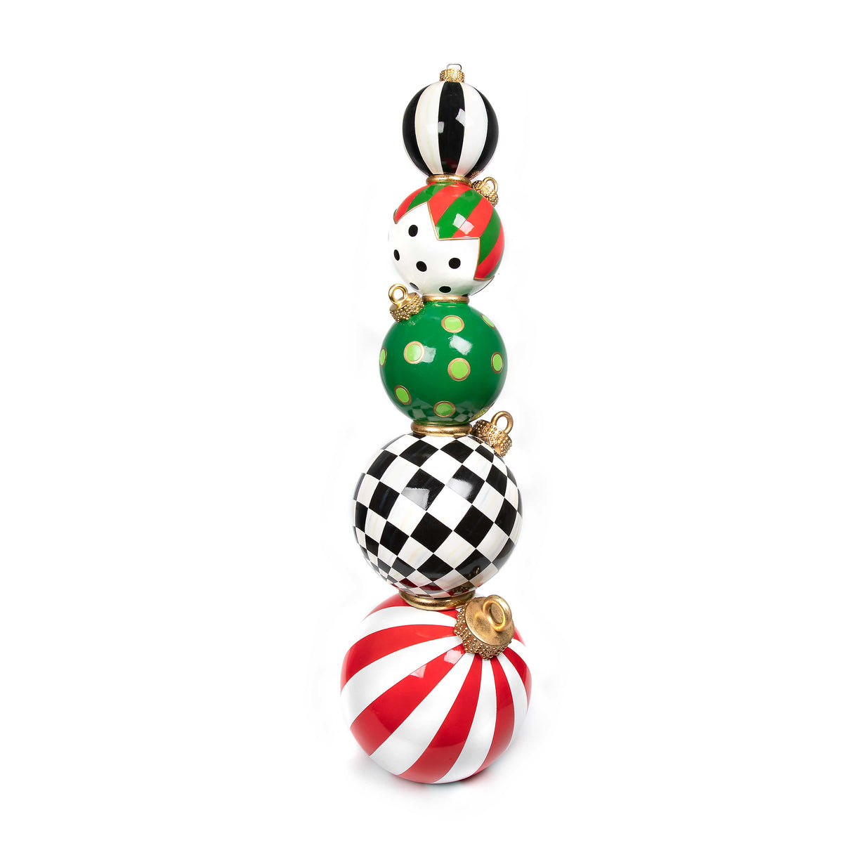 Jolly Stacked Ornaments Trophy