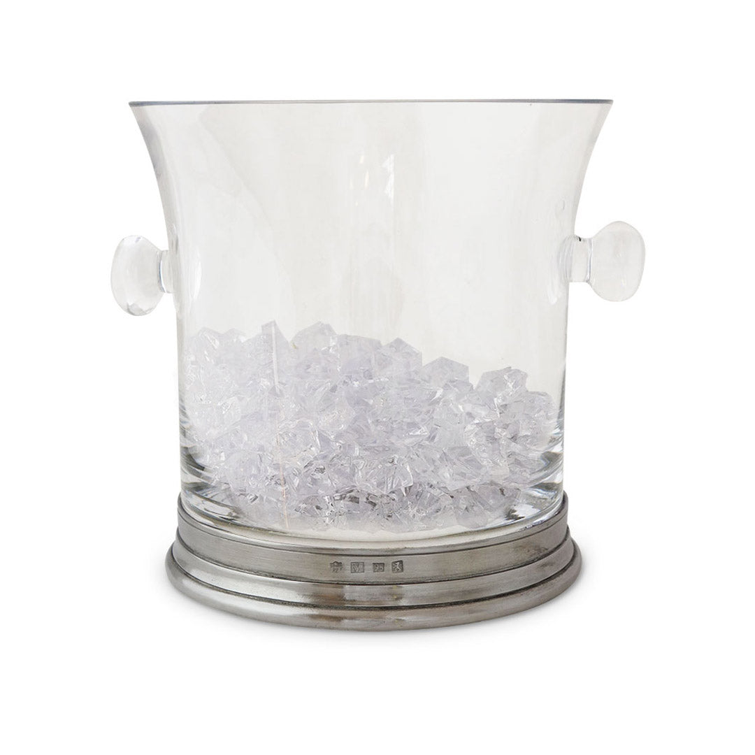 Crystal Ice Bucket w/Handles