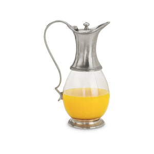 Glass Pitcher with Lid