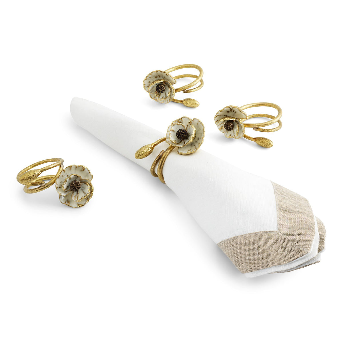 Anemone Napkin Rings