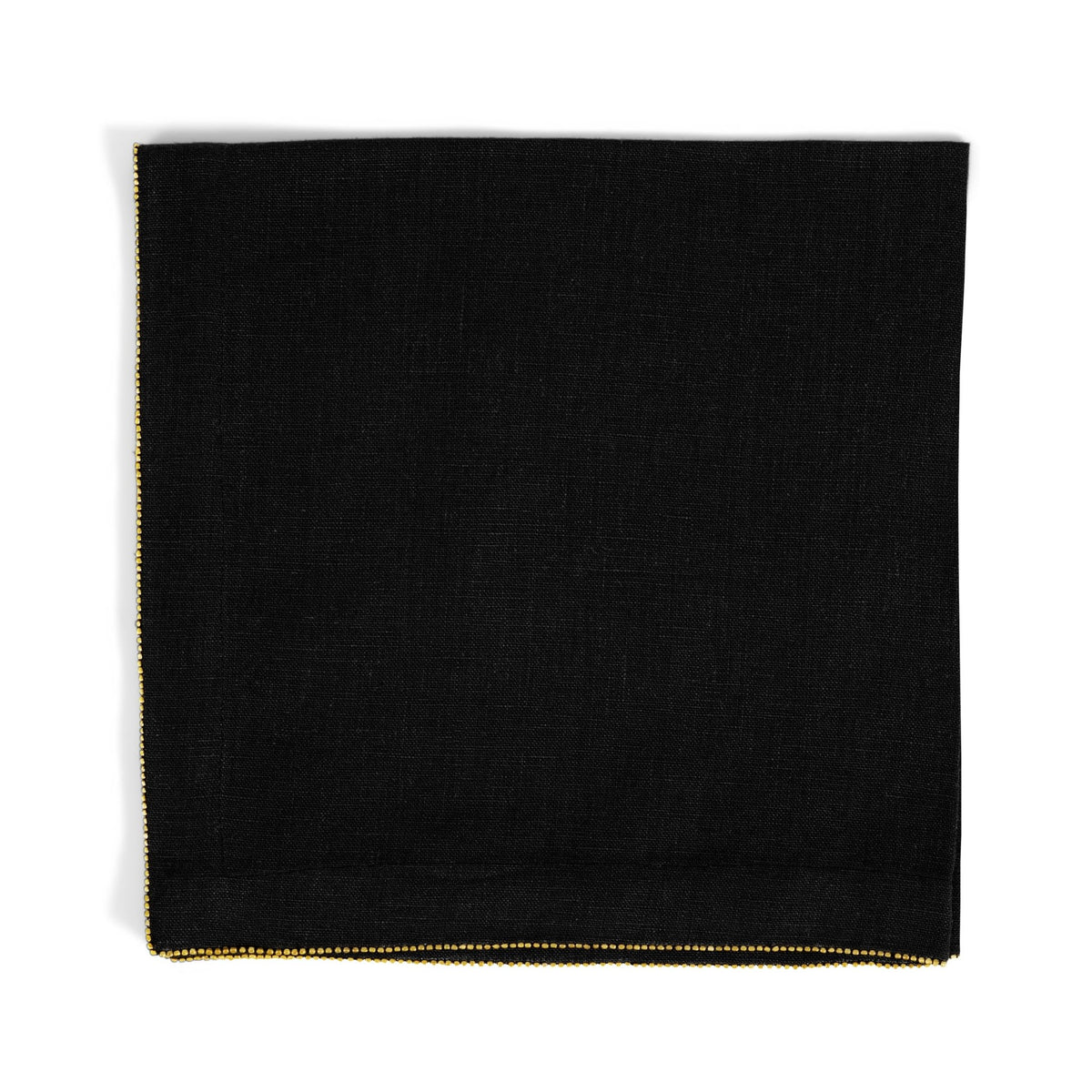 Silver Breaded Dinner Napkin Charcoal
