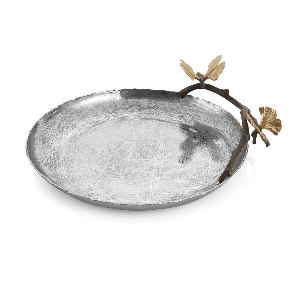 Butterfly Ginkgo Round Platter