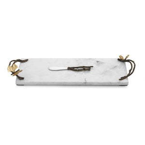 Butterfly Ginkgo Cheese Board w/ Knife
