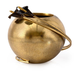 Calla Lily Midnight Rose Bowl Vase