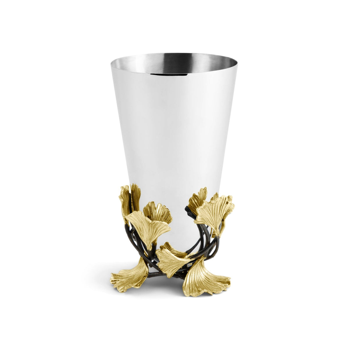 Golden Ginkgo Medium Vase