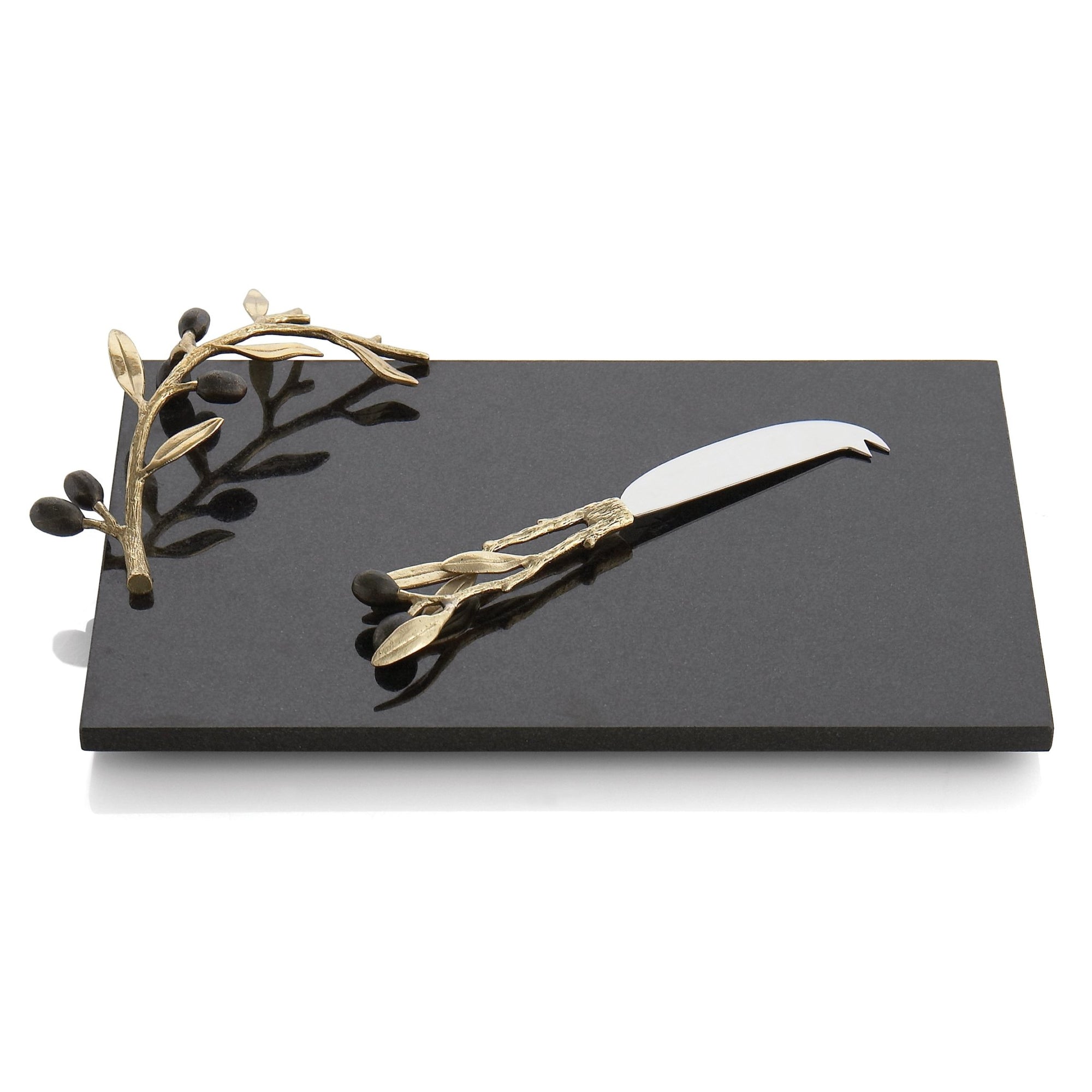 Olive Branch Cheese Board w/ Knife