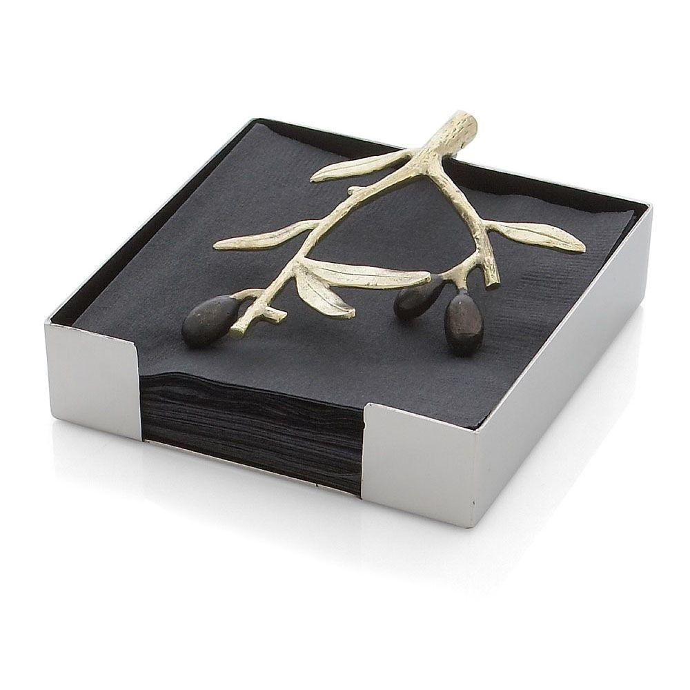 Olive Branch Cocktail Napkin Holder