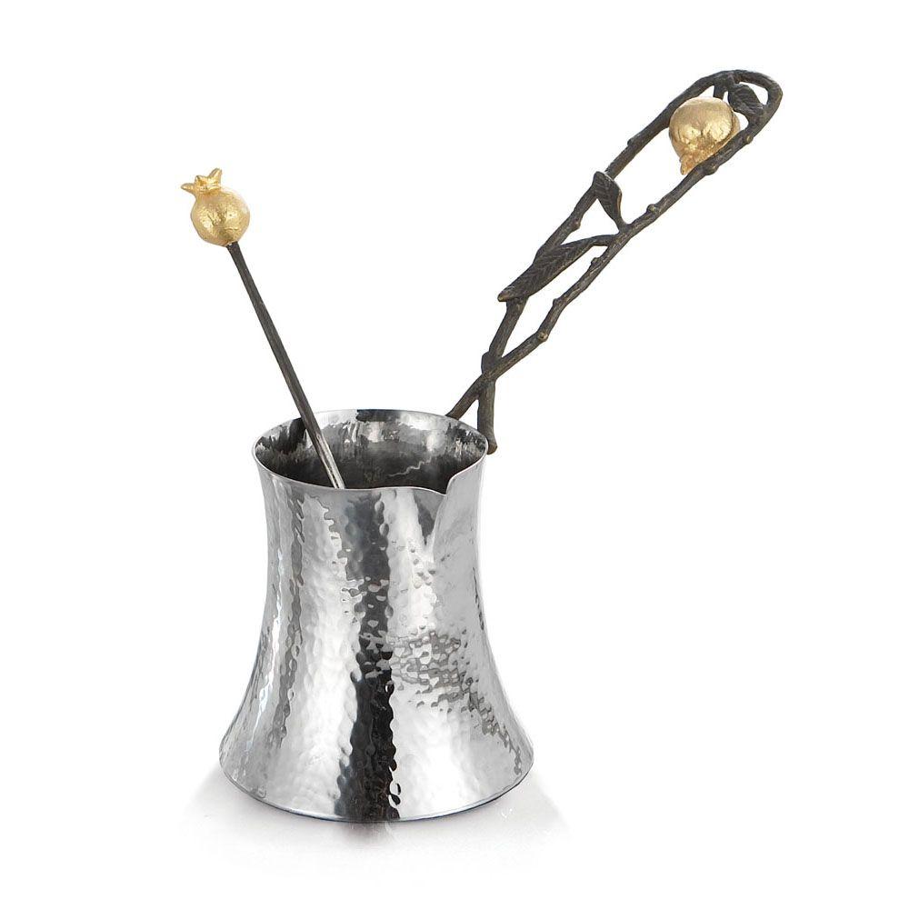 Pomegranate Coffee Pot & Spoon