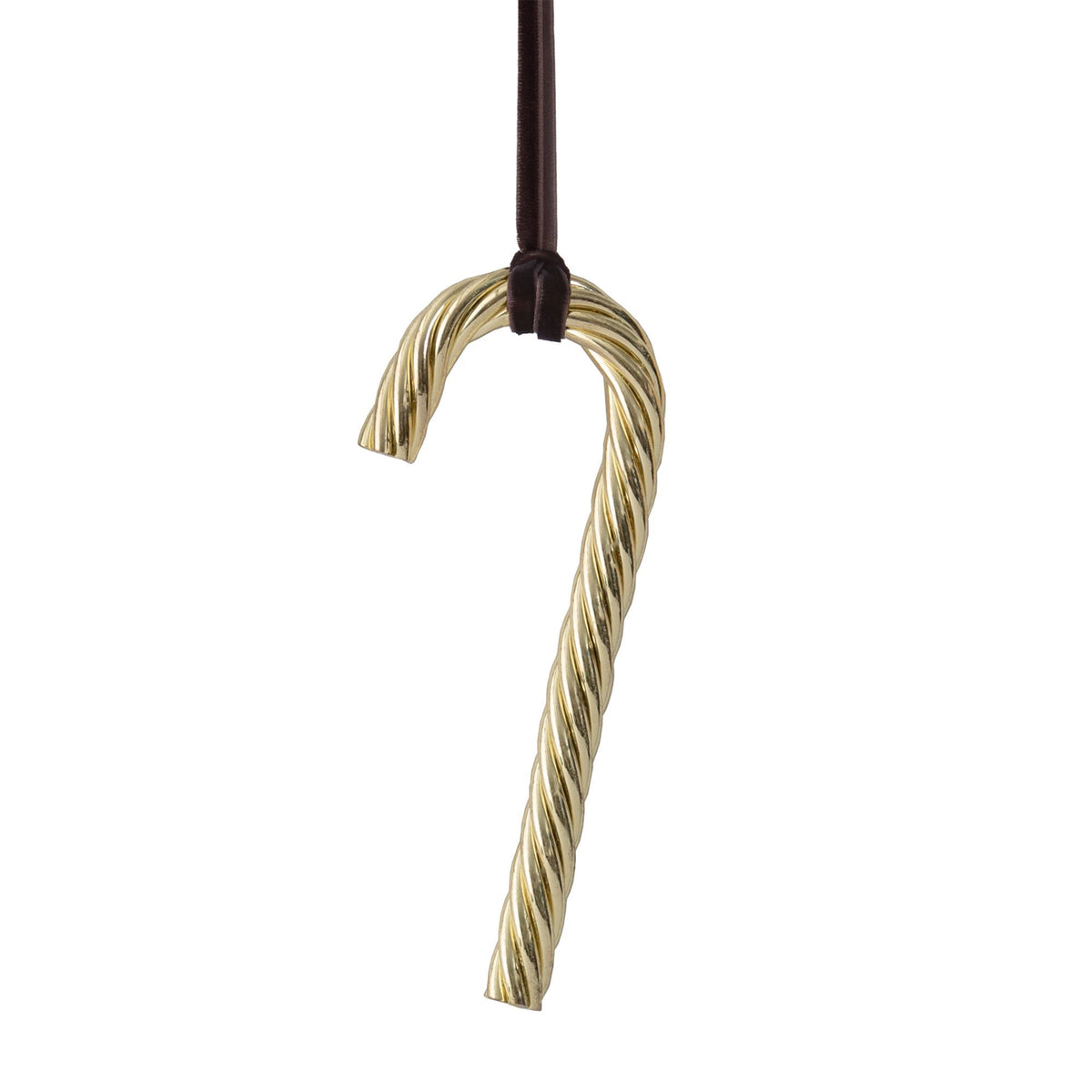 Twist Candy Cane Gold & Silver Ornament