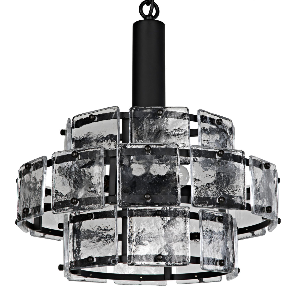 Bergdorf Pendant, Black Metal