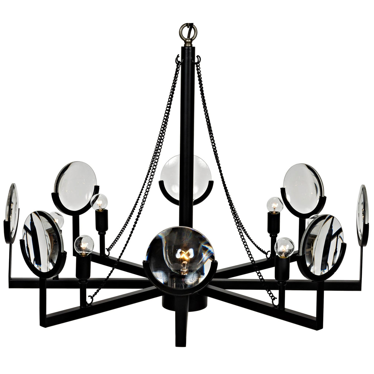 Pia Pendant - Black Metal