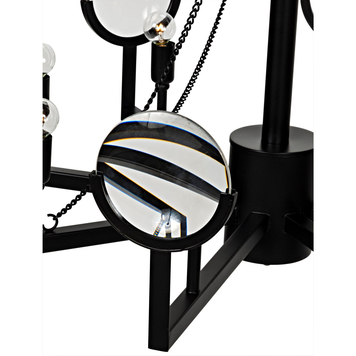 Pia Pendant - Black Metal