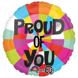 Proud of You foil balloon