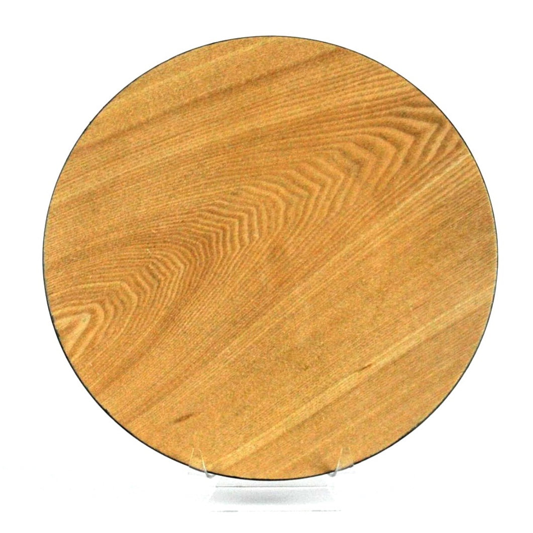 Round Wood Charger Plate